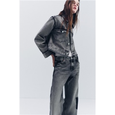 JEANS TRF RELAXED TIRO MEDIO