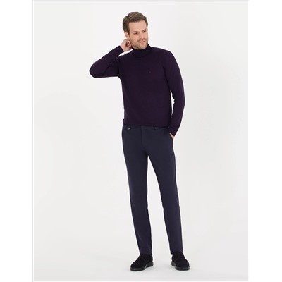 Purple Slim Fit Fisherman воротнич