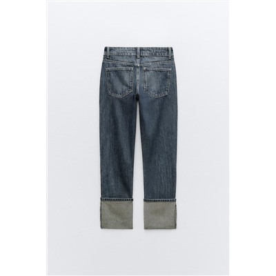 JEANS TRF SLIM LEG TIRO MEDIO