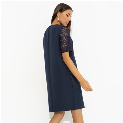 Платье с карманами, Виртуальные будни (blue lace)