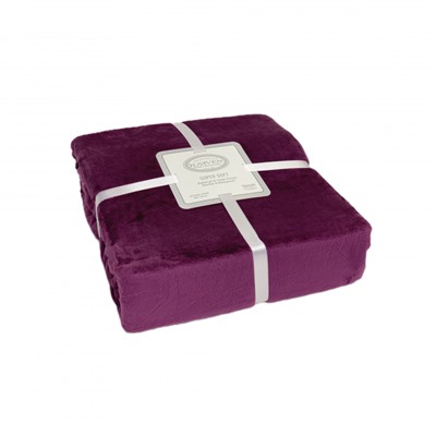 Плед KARVEN Super Soft VIGAN 160*220 п/э 1.5 спальный Р 941фиолетовый (Акция)