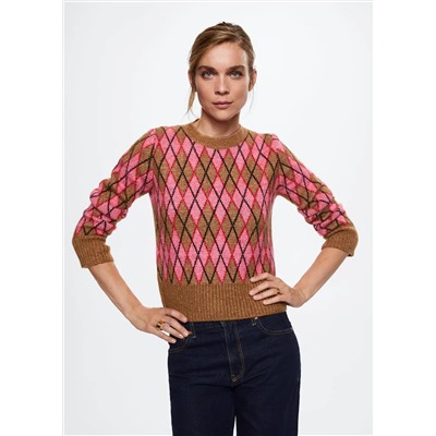 Jersey diseño rombos -  Mujer | MANGO OUTLET España