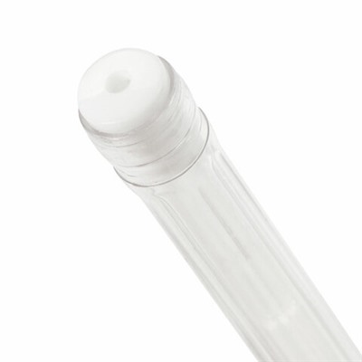 Ручка гелевая BRAUBERG "White Pastel", БЕЛАЯ, корпус прозрачный, узел 1 мм, линия письма 0,5 мм, 143417