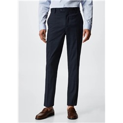 Pantalón traje slim fit cuadros -  Hombre | MANGO OUTLET España
