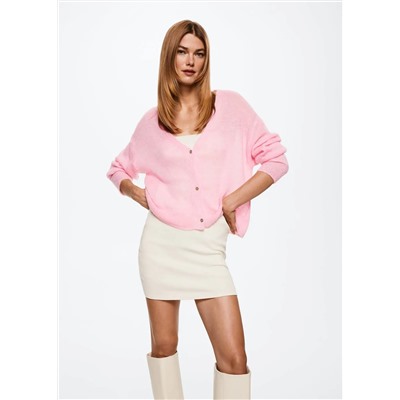 Cárdigan punto botones -  Mujer | MANGO OUTLET España