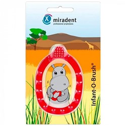 Щетка-прорезыватель miradent INFANT-O-BRUSH красная