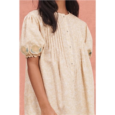 VESTIDO ESTAMPADO BORDADOS LIMITED EDITION