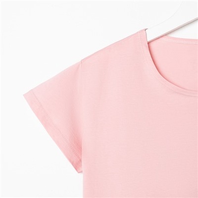 Пижама женская (футболка и брюки) KAFTAN "Basic" размер 48-50, цвет розовый