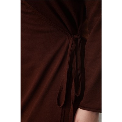 Brown Cruiser Binding Detred Midi Height Distwear платье TBBAW25AH00062