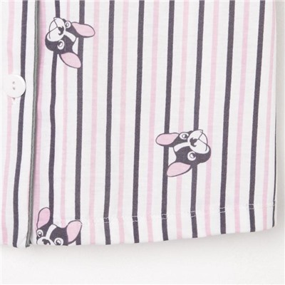 Пижама женская (рубашка и шорты) KAFTAN "Dogs" р. 44-46