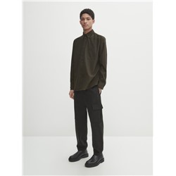 Camisa oxford algodón regular fit