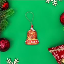 Шоколадная фигурка новогодняя «Колокольчик» на нитке, 30 г