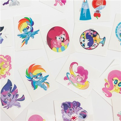 Адвент-календарь «Маленькая пони», с детскими татуировками, 18 шт., My little pony