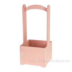 Ящик для декора "Прованс" (дерево), 14x14xH30 см