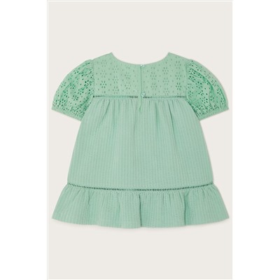 Stripe Broderie Top