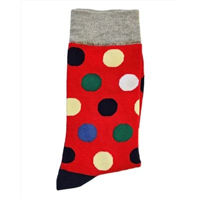Носки р.35-40 "Bubbles" Red