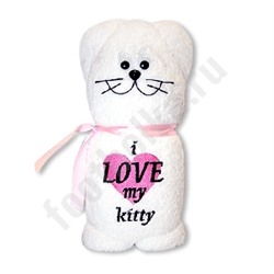 Полотенце "I love my kitty"