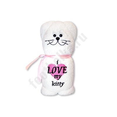 Полотенце "I love my kitty"