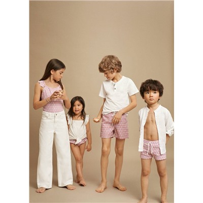 Bañador detalle volantes -  Niña | MANGO OUTLET España