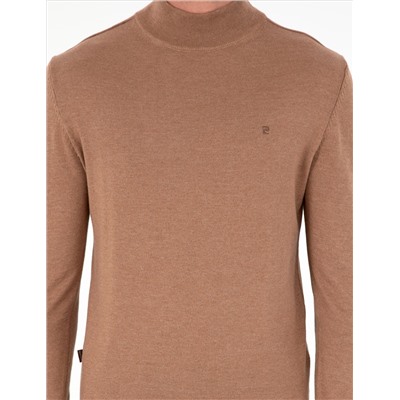Camel Melanj Slim Fit Half Fisherman воротник Основной вязаный свитер