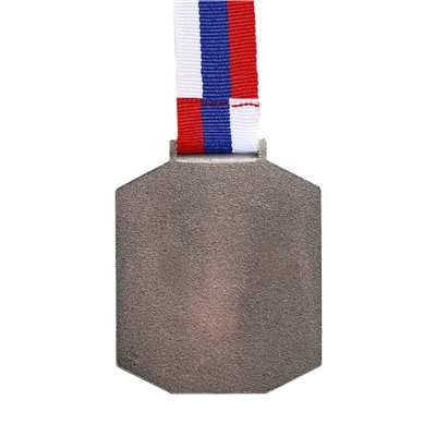 Медаль призовая бронза, 3 место, с лентой, 6×7 см