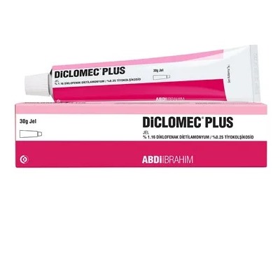 DICLOMEC PLUS jel обезболивающий гель для втираний в кожу в области суставов