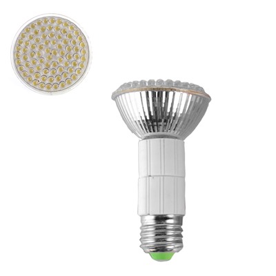 Лампа светодиодная B60 JDR E27 4W 80LED 4500K WARM WHITE 105 мм /уп 100/Акция