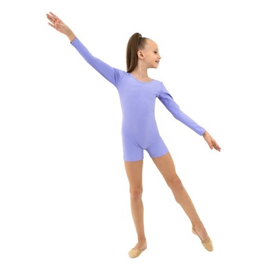 Купальник для гимнастики и танцев Grace Dance, р. 32, цвет сирень