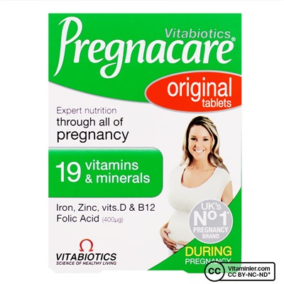 Vitabiotics Pregnacare Original 30 таблеток