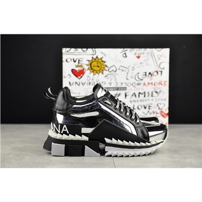 Кроссовки DOLCE & GABBANA Super king из натуральной кожи