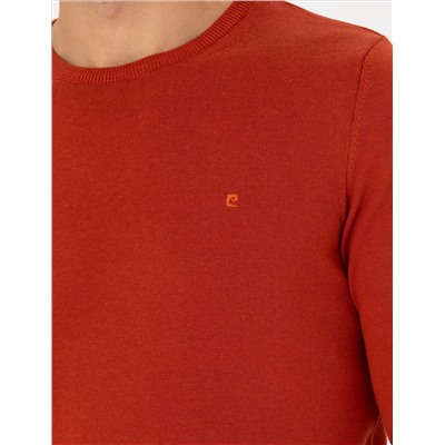 Kiremit Slim Fit Bicycle Neck Basic Knitwear Казах