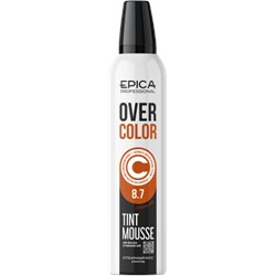EPICA Professional Оттеночный мусс для волос «Шоколад» 8.7 «OVERCOLOR», 250 мл