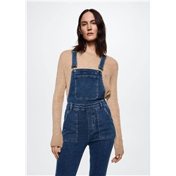 Peto largo vaquero -  Mujer | MANGO OUTLET España