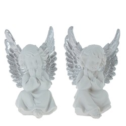 Фигурка декоративная "Ангел", L9,5 W9,5 H14,5 см, 2в.