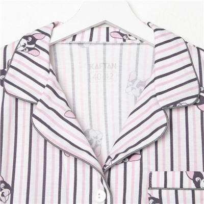 Пижама женская (рубашка и шорты) KAFTAN "Dogs" р. 44-46