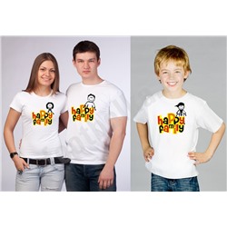 Футболки для семьи "Happy Family"