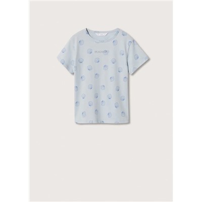 Camiseta algodón estampado -  Niña | MANGO OUTLET España