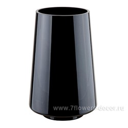 Ваза "Black" (стекло), D12xH20 см