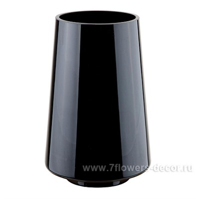 Ваза "Black" (стекло), D12xH20 см
