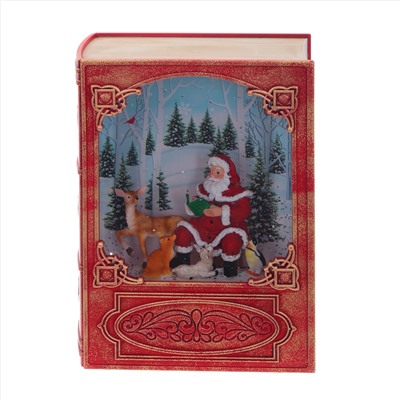 Изделие декоративное "Книга" (подсвет, вьюга 3хАА н/п), L13 W7 H19 см