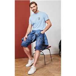 Шорты джинс F311-0904 blue