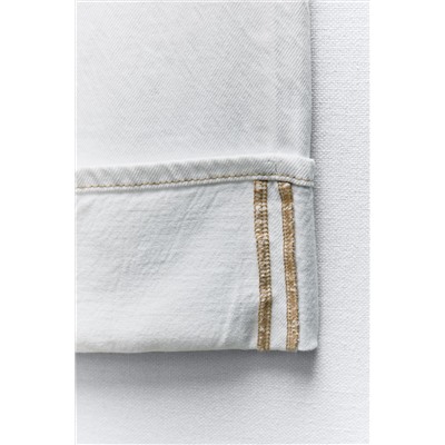 JEANS TRF DOBLADILLO TIRO ALTO