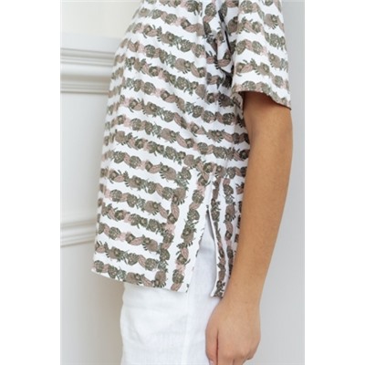 MELADO ФУТБОЛКА ЖЕНСКАЯ LINEN 3314W-20246.1F-096