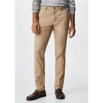 Pantalón chino slim fit sarga -  Hombre | MANGO OUTLET España