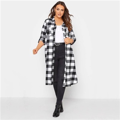 Удлиненная рубашка Plus Size
