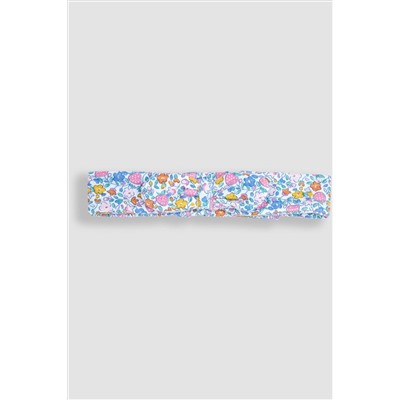 JoJo Maman Bébé 3-Piece Mouse Crinkle Cotton Top & Trousers Set