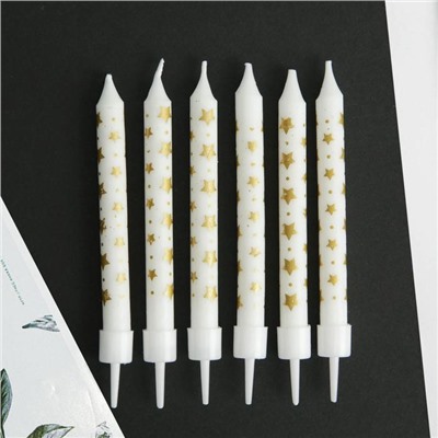 Свечи для торта Birthday Candle, 6 шт., 9×0.8 см