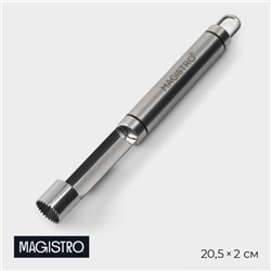 Нож для сердцевины Magistro Solid, 20,5×2 см, серебристый
