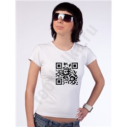 Футболка "Ищу любовника" / QR код /