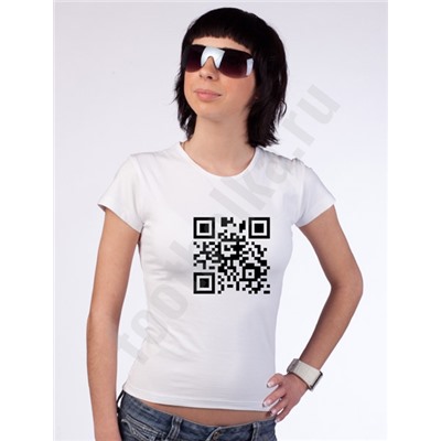 Футболка "Ищу любовника" / QR код /